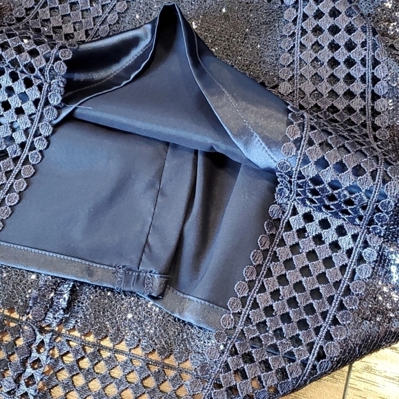 NWT Alex Marie Sequin Mesh Sheath dress - Picture 9 of 12
